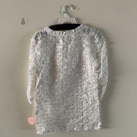 Rebecca Taylor Voile Top with Bows - Picture 5 of 5